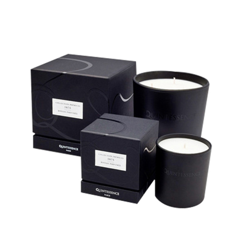 Boîte à bougies ronde aromathérapie cosmétique carton rond Creative Carton Carton Perfume paradis et terre Couvre-cadeau d\'aromathérapie